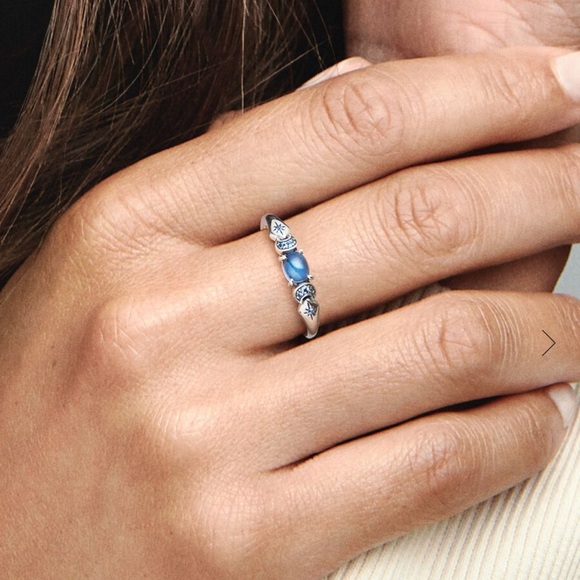 Pandora NWT Disney Aladdin Princess Jasmine Ring 925 Sterling Silver Size 6.5 - Picture 11 of 11